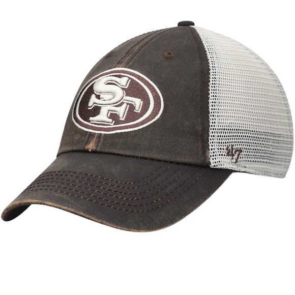 San Francisco 49ers '47 Brown/Natural Oil Adjustable Hat - Picture 1 of 3